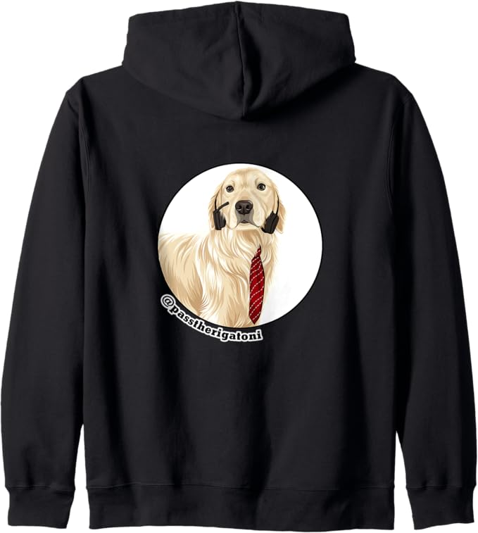 Bowl of Rigatoni Pasta Zip Hoodie