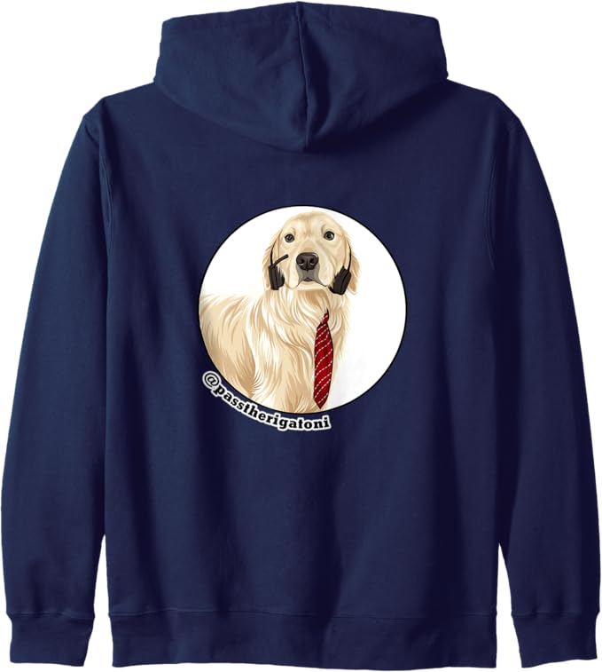 Bowl of Rigatoni Pasta Zip Hoodie