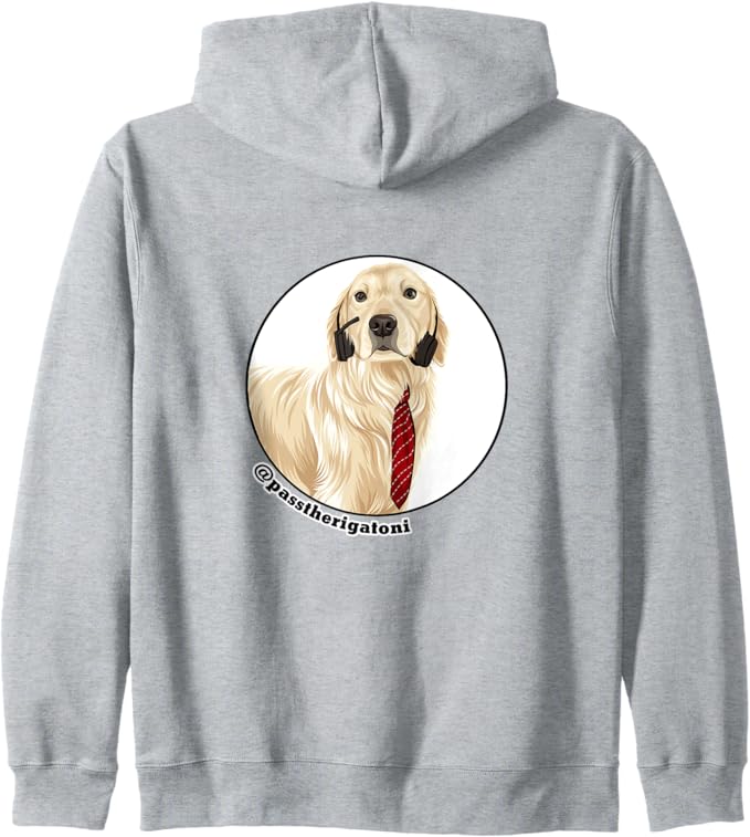 Bowl of Rigatoni Pasta Zip Hoodie