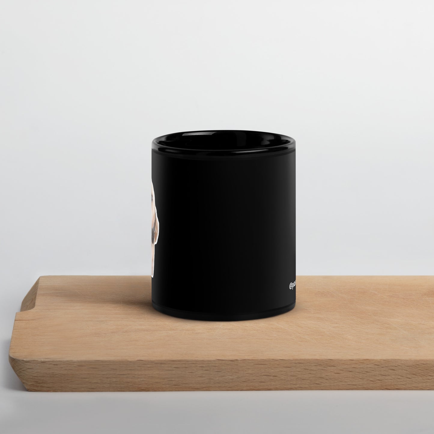 "I'm Over It." Black Glossy Mug