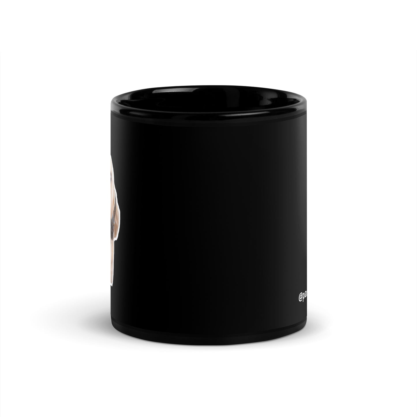 "I'm Over It." Black Glossy Mug