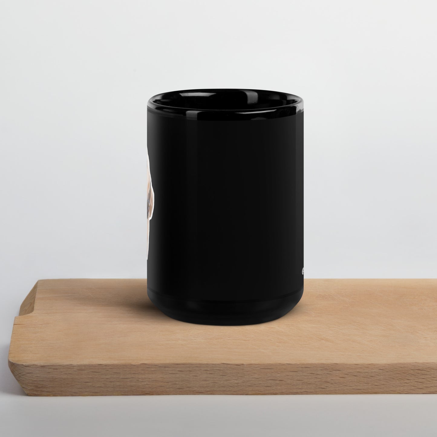 "I'm Over It." Black Glossy Mug