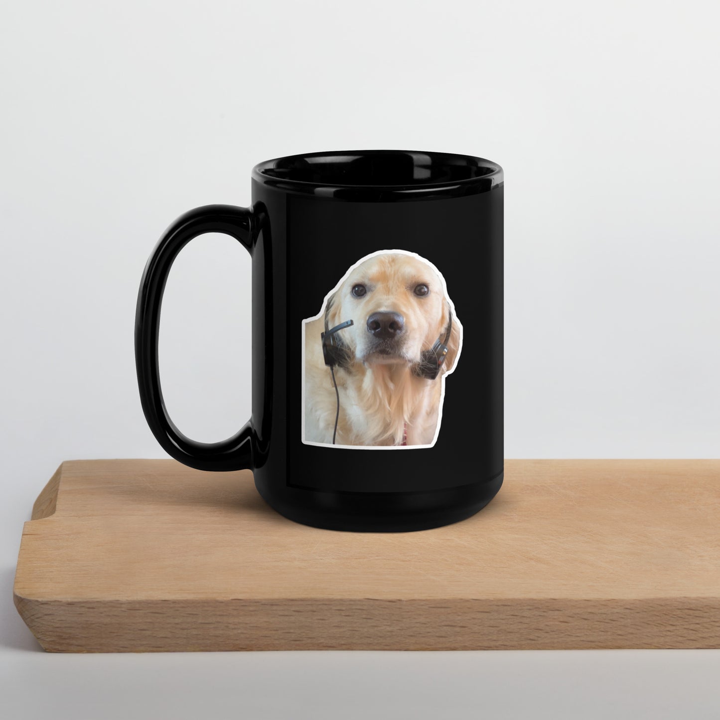 "I'm Over It." Black Glossy Mug