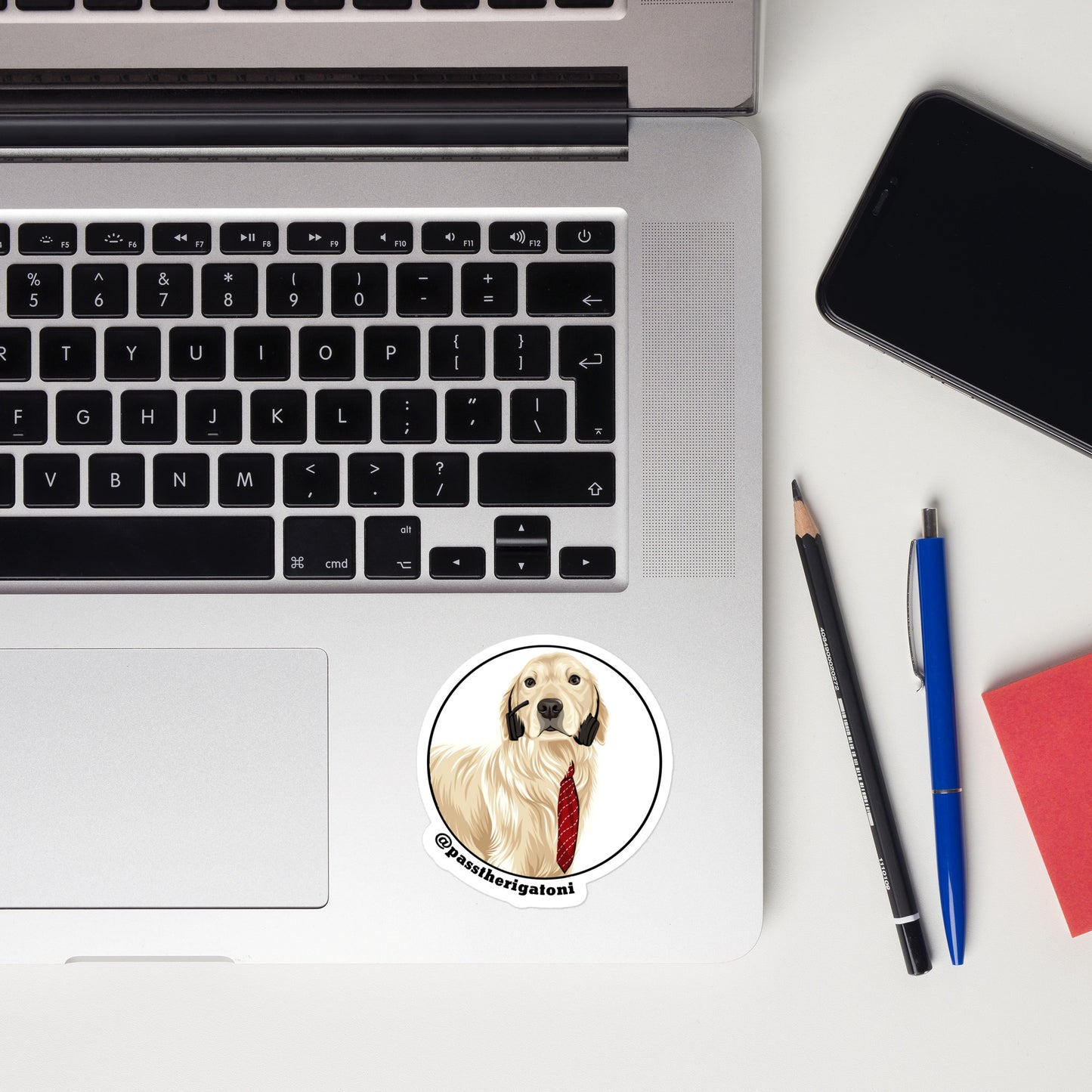 Office Dog Energy Sticker