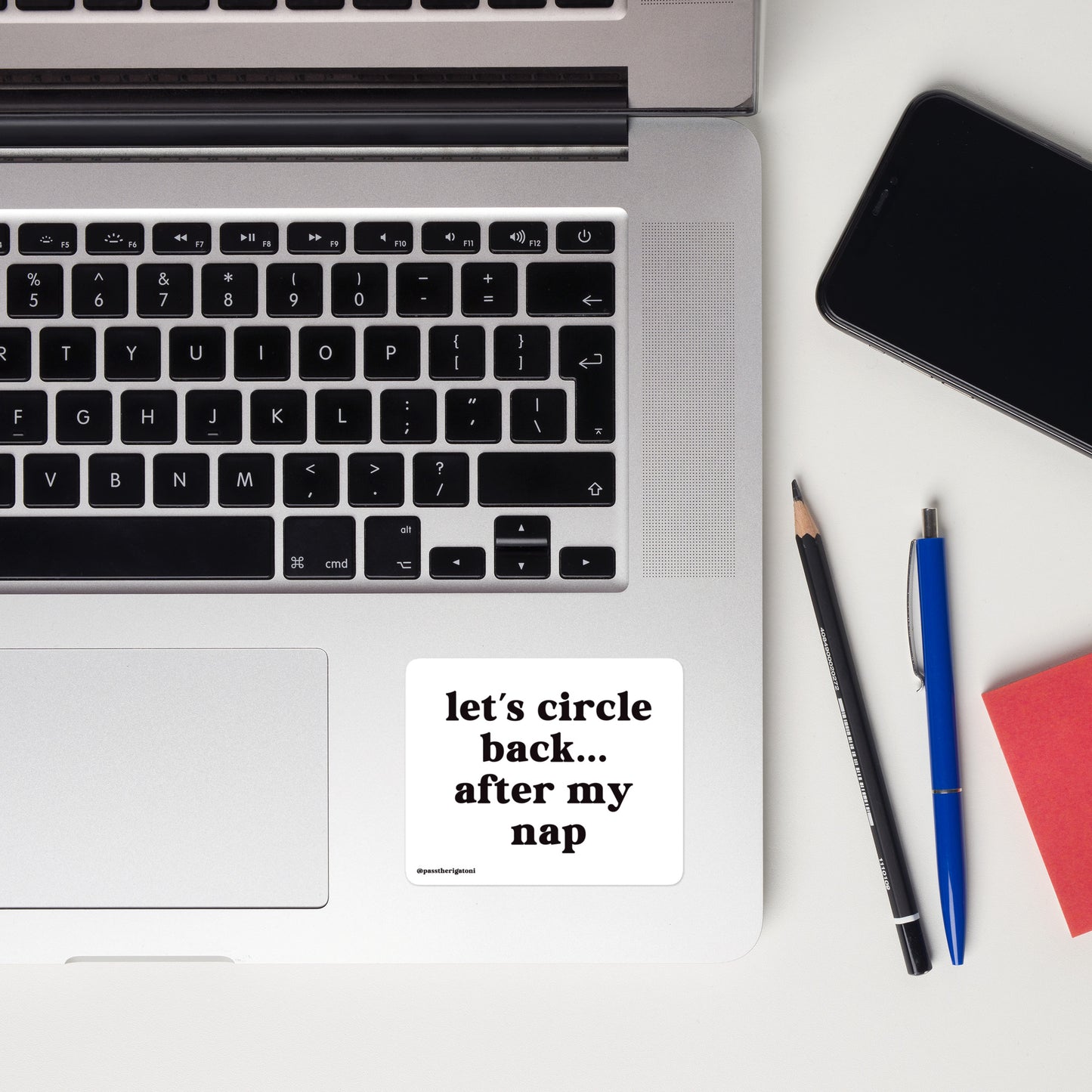 Let’s Circle Back... After My Nap Sticker