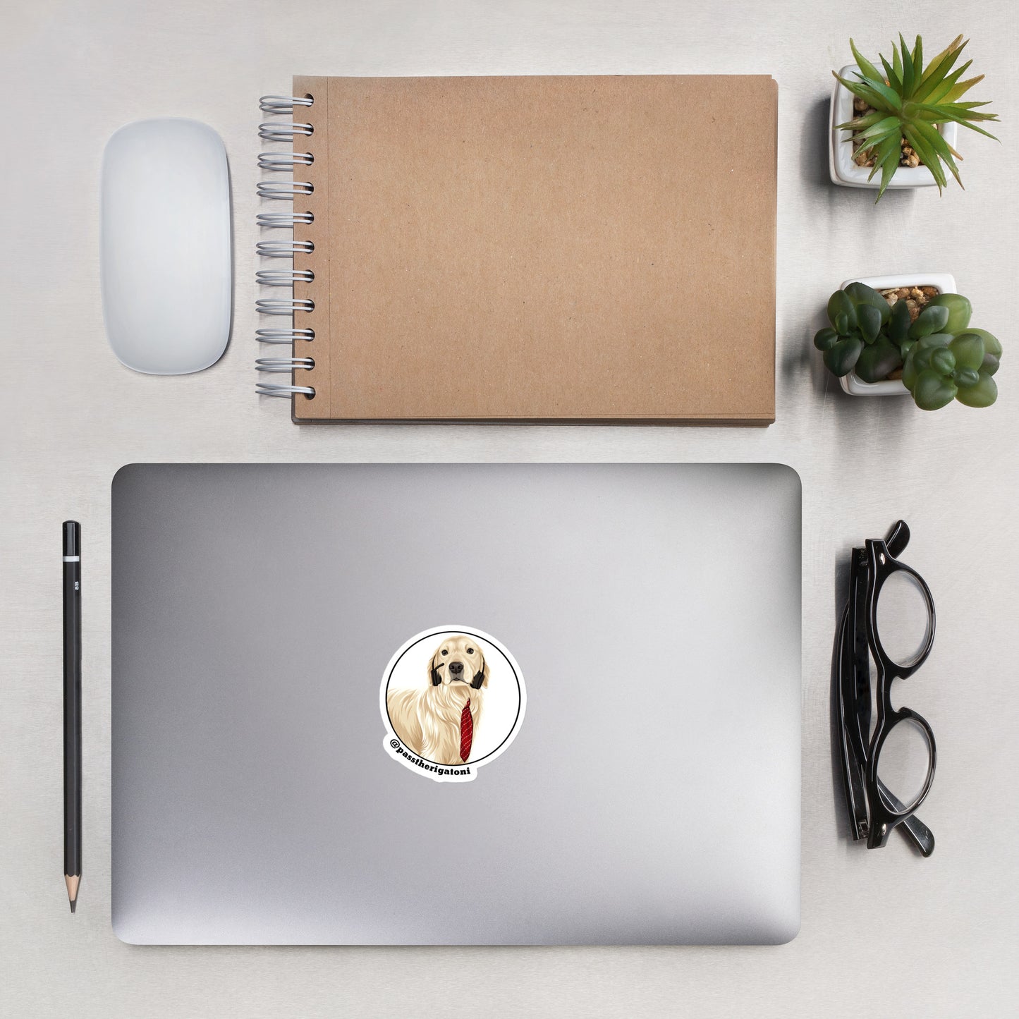 Office Dog Energy Sticker