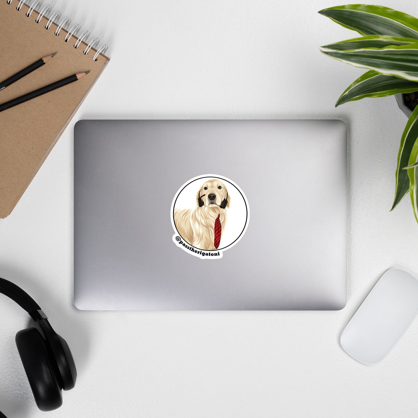 Office Dog Energy Sticker