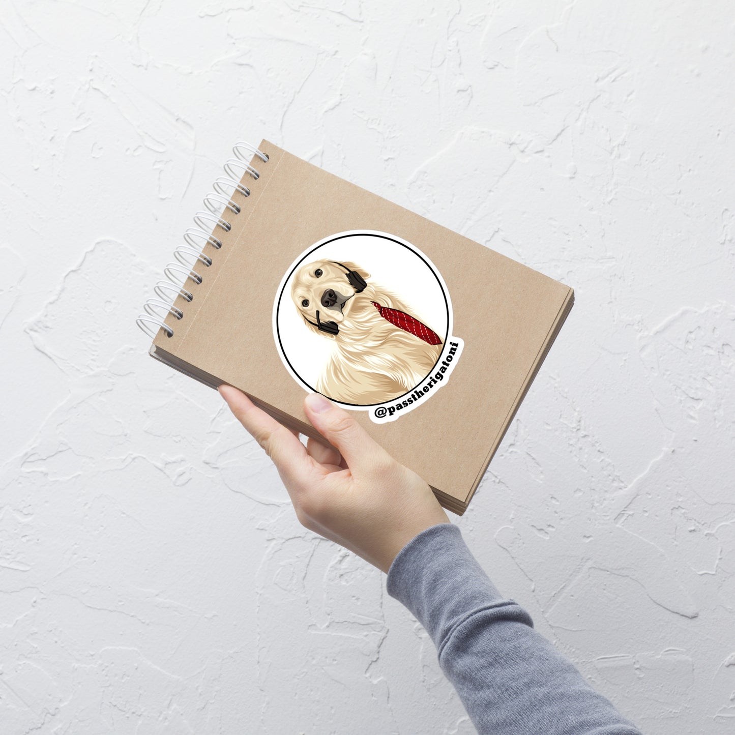 Office Dog Energy Sticker