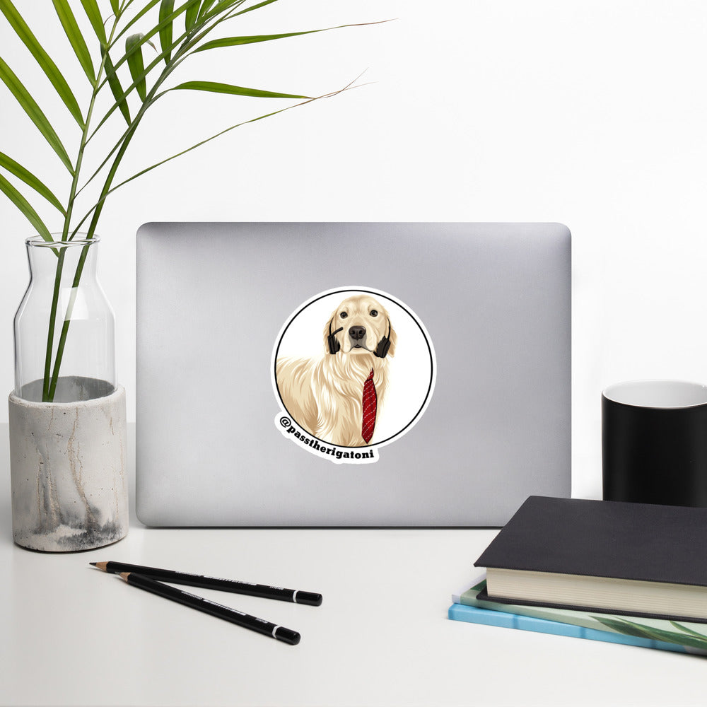 Office Dog Energy Sticker