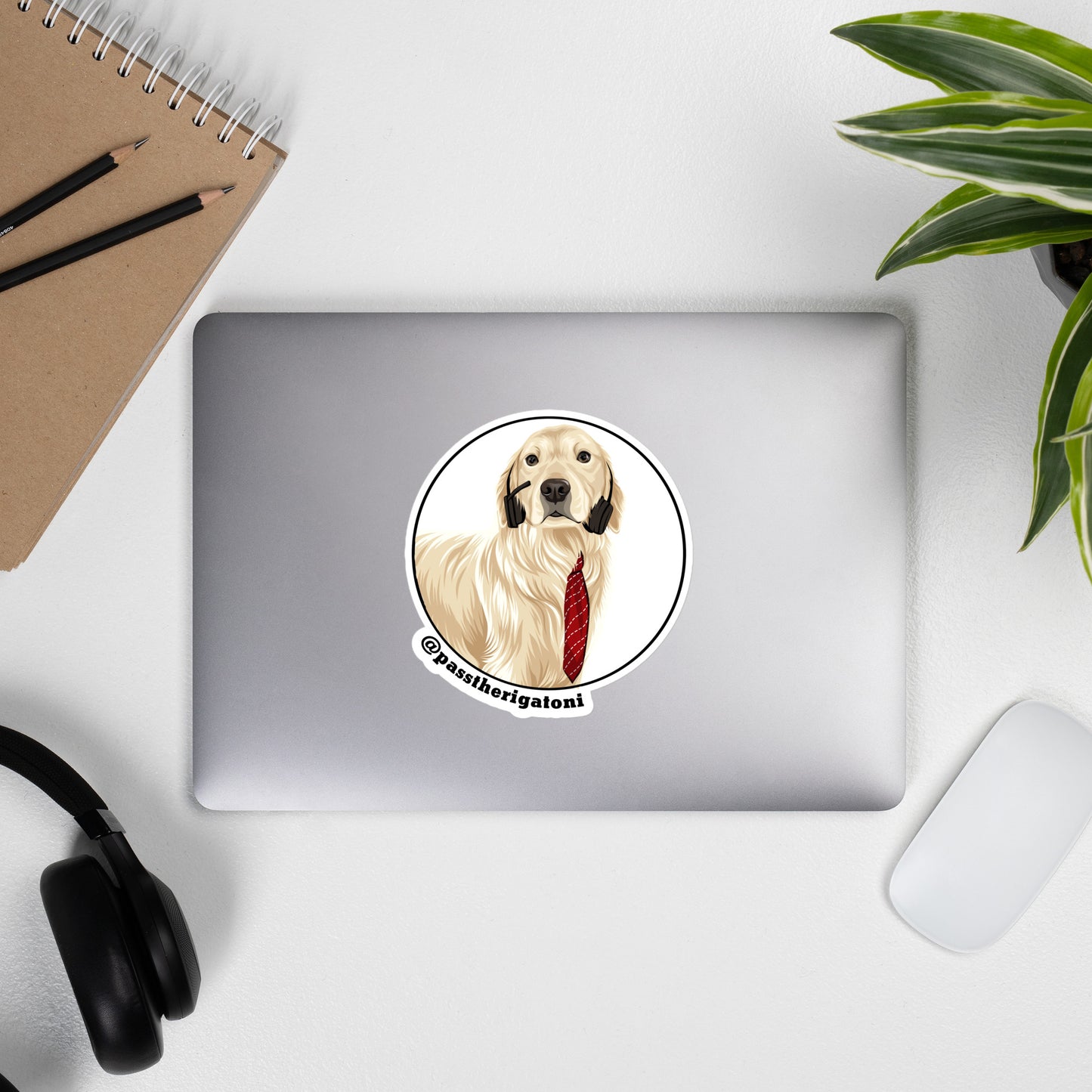 Office Dog Energy Sticker