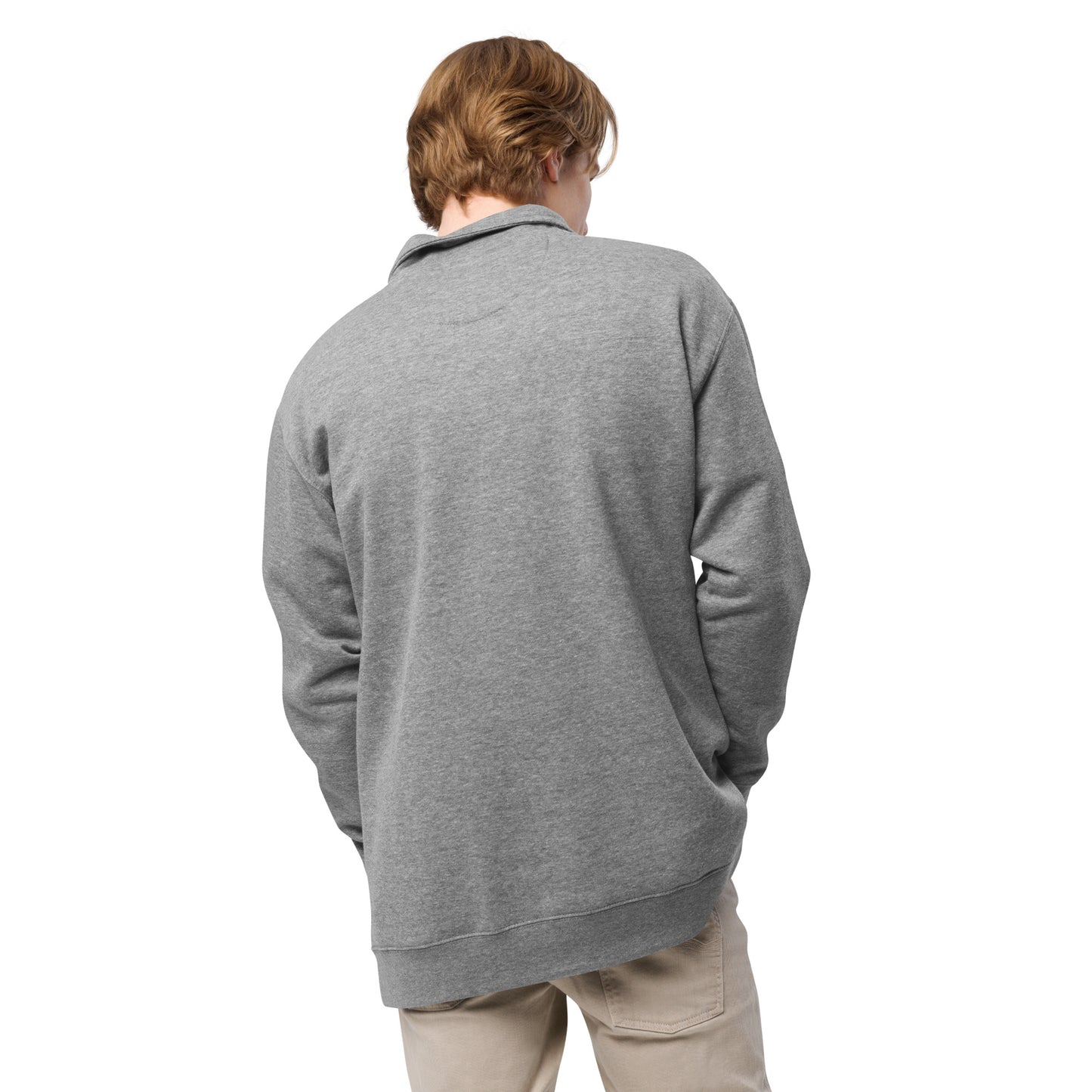 Living the Dream – Premium Embroidered Quarter Zip Fleece Pullover