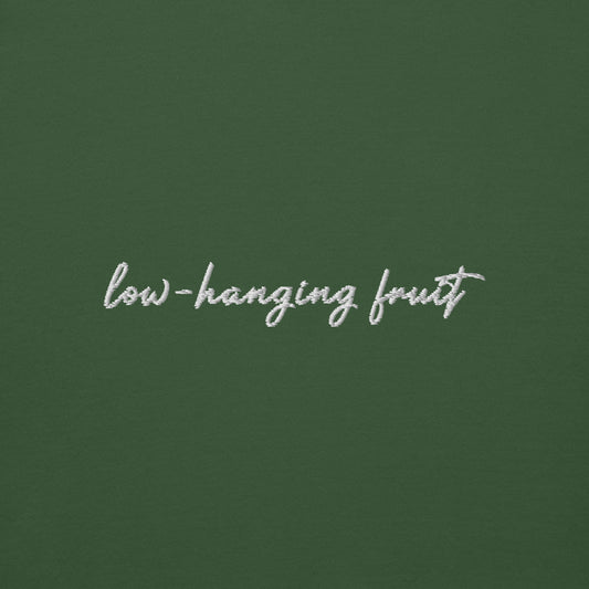 Low-Hanging Fruit - Premium Embroidered Sweatshirt