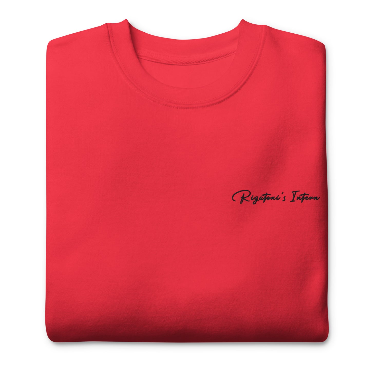 Rigatoni's Intern - Premium Embroidered Sweatshirt