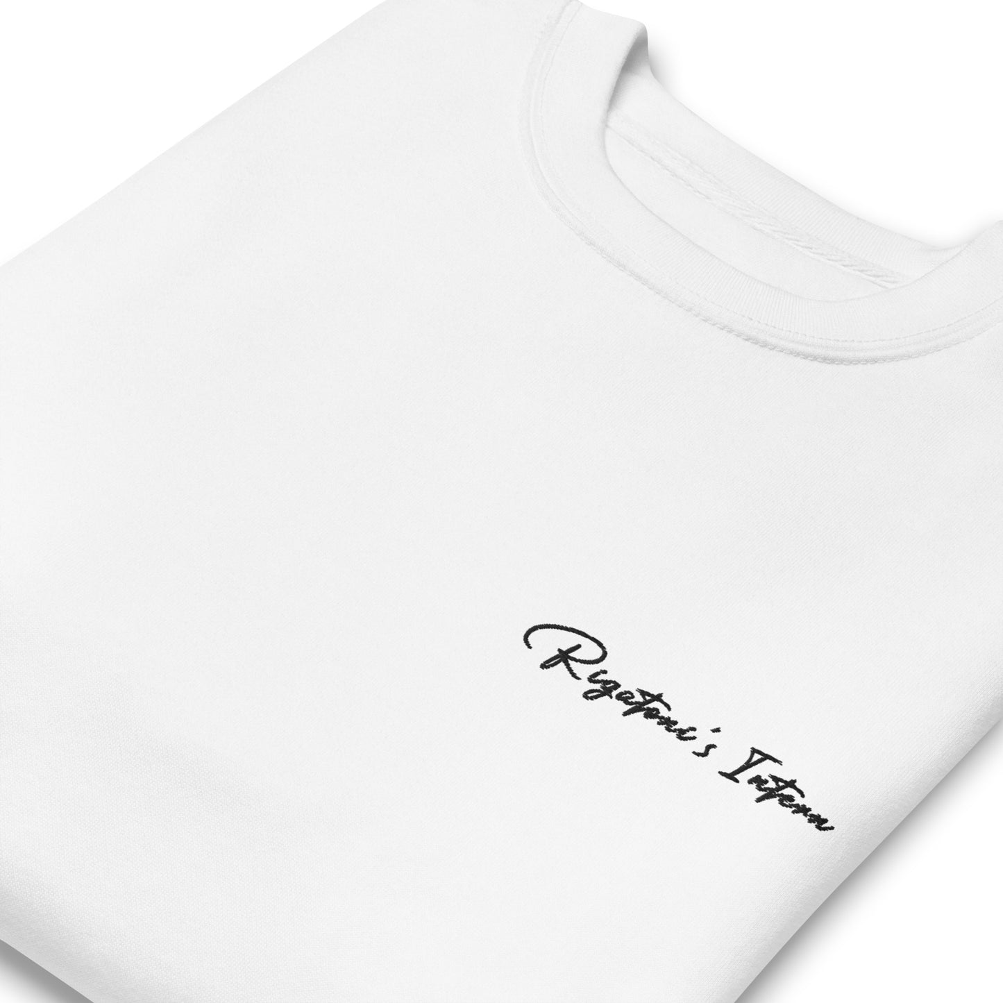 Rigatoni's Intern - Premium Embroidered Sweatshirt