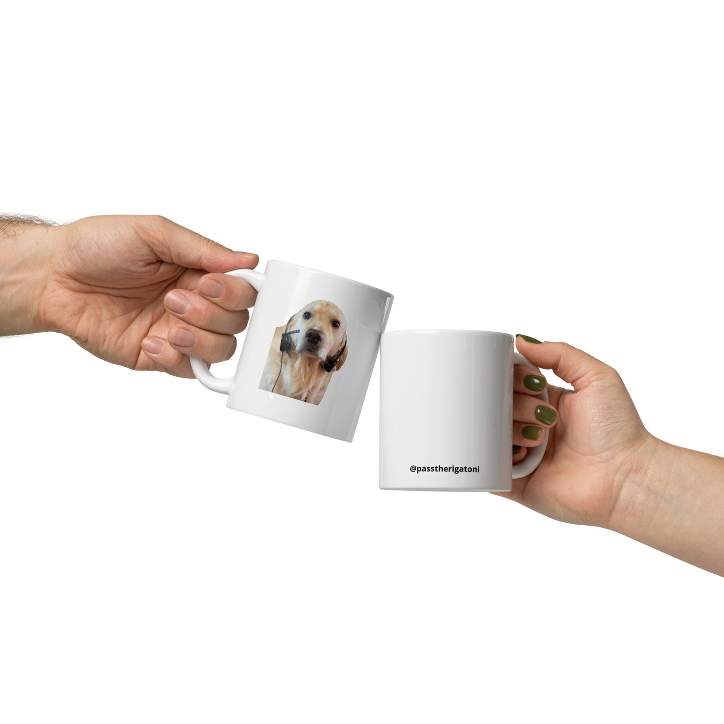 “I'm Over It.” White Glossy Mug