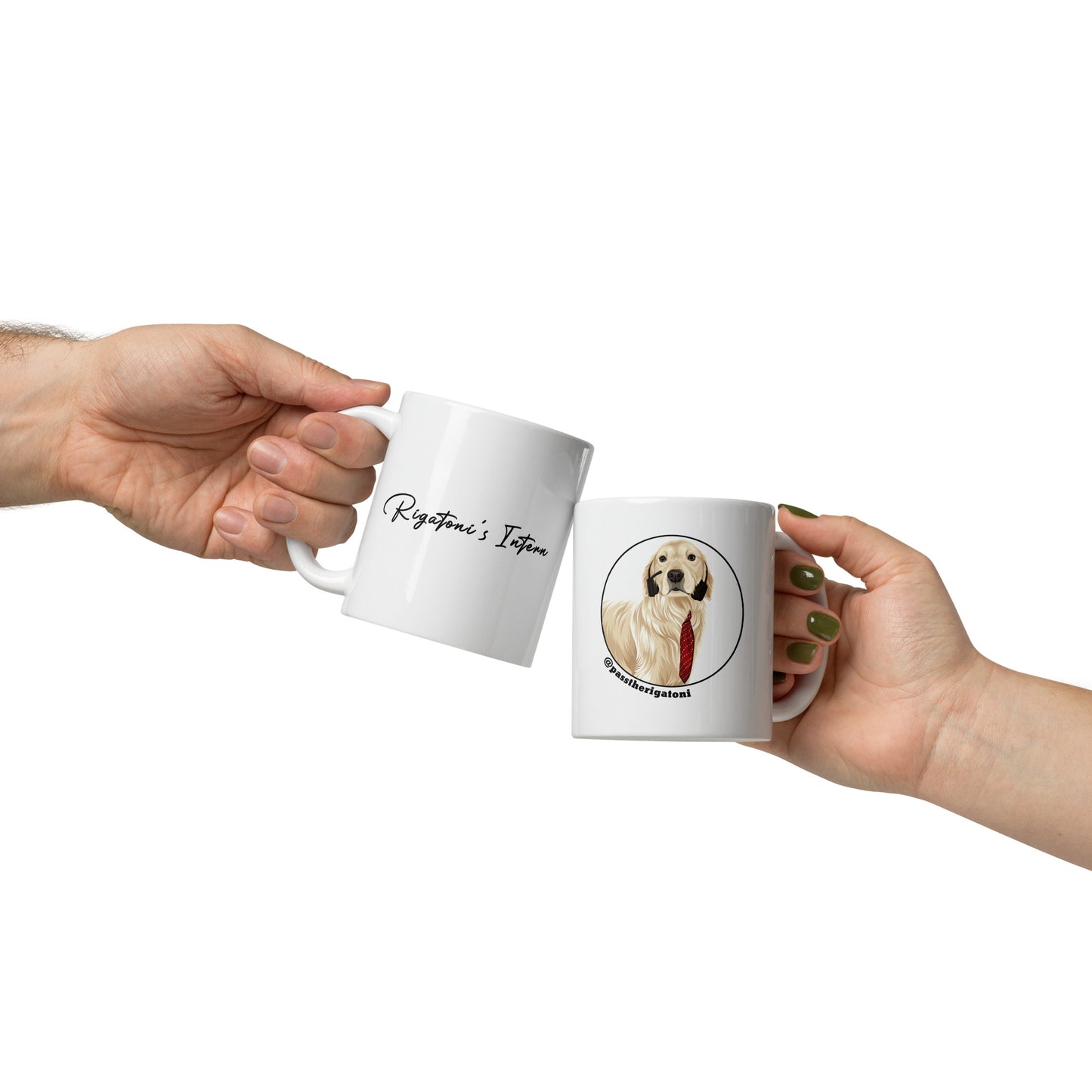 Rigatoni’s Intern - White Glossy Mug