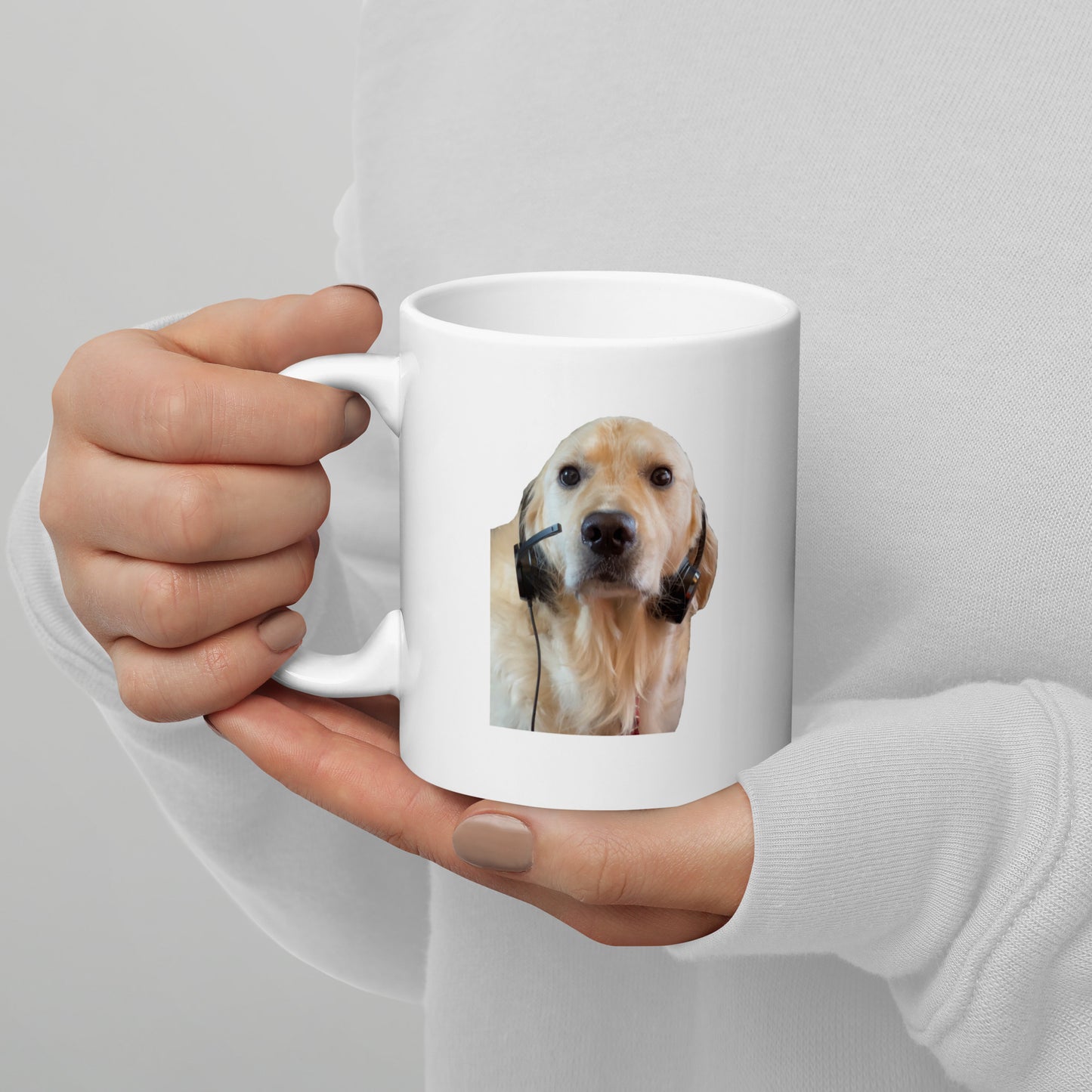 “I'm Over It.” White Glossy Mug