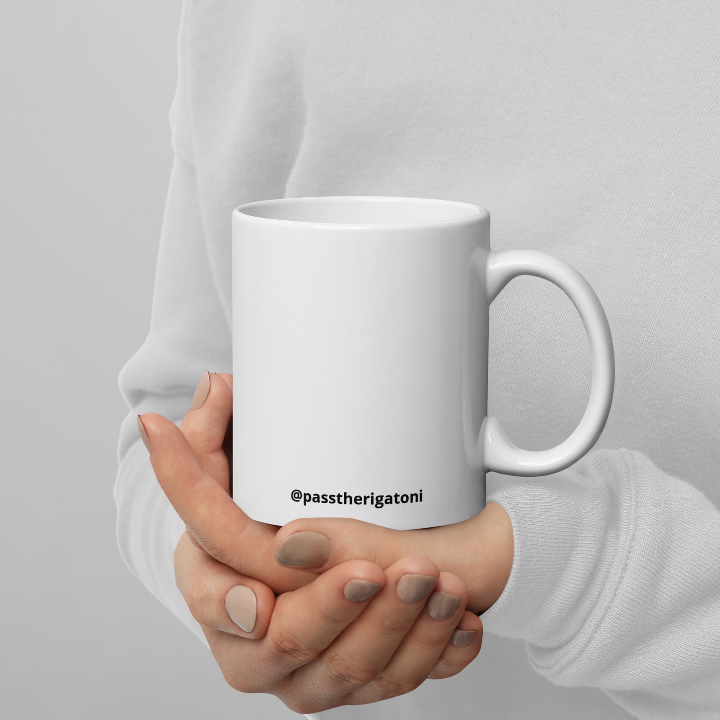 “I'm Over It.” White Glossy Mug