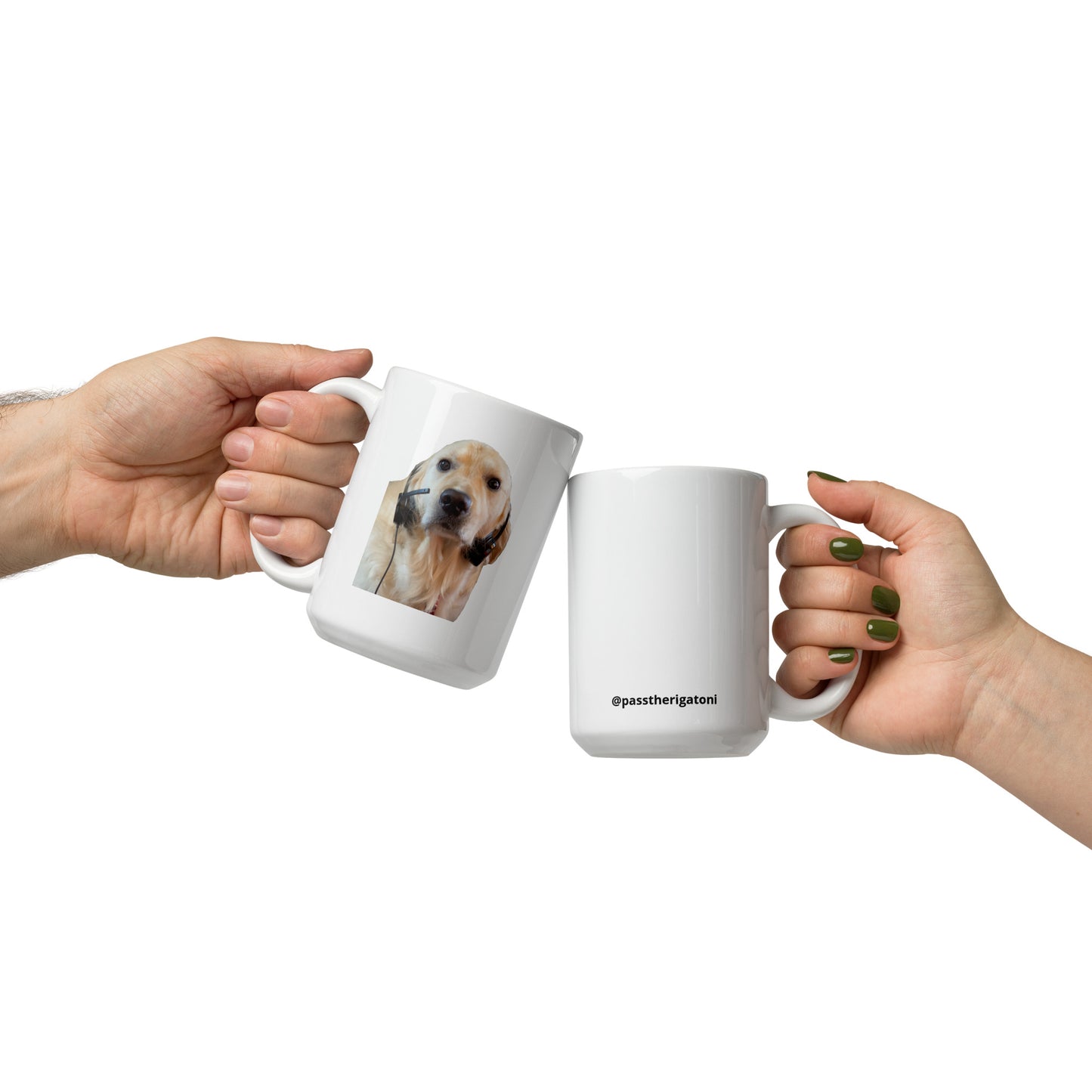 “I'm Over It.” White Glossy Mug