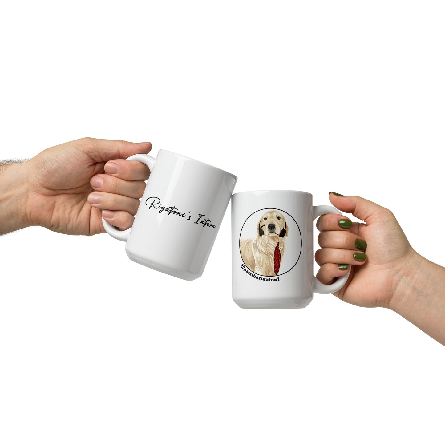 Rigatoni’s Intern - White Glossy Mug
