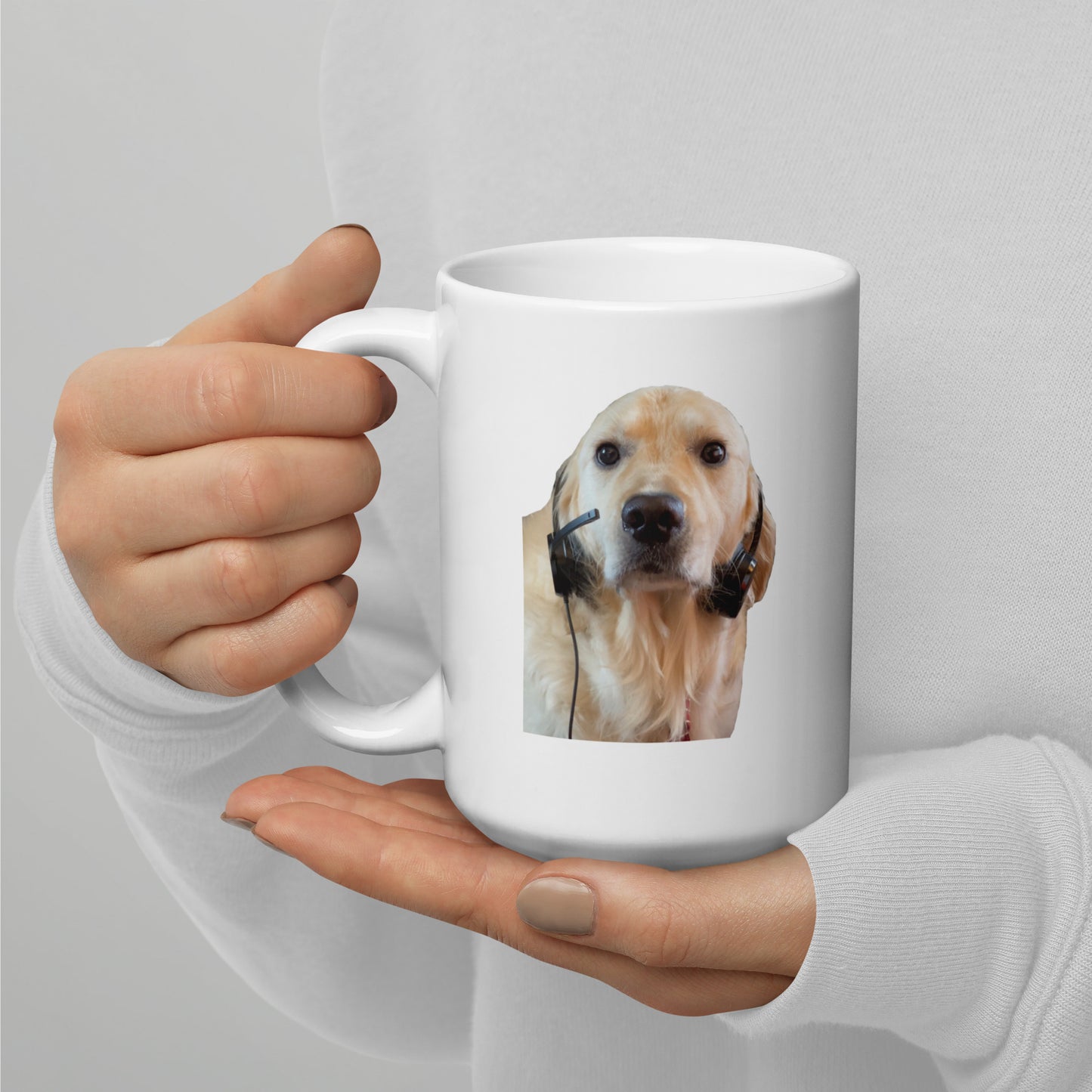 “I'm Over It.” White Glossy Mug
