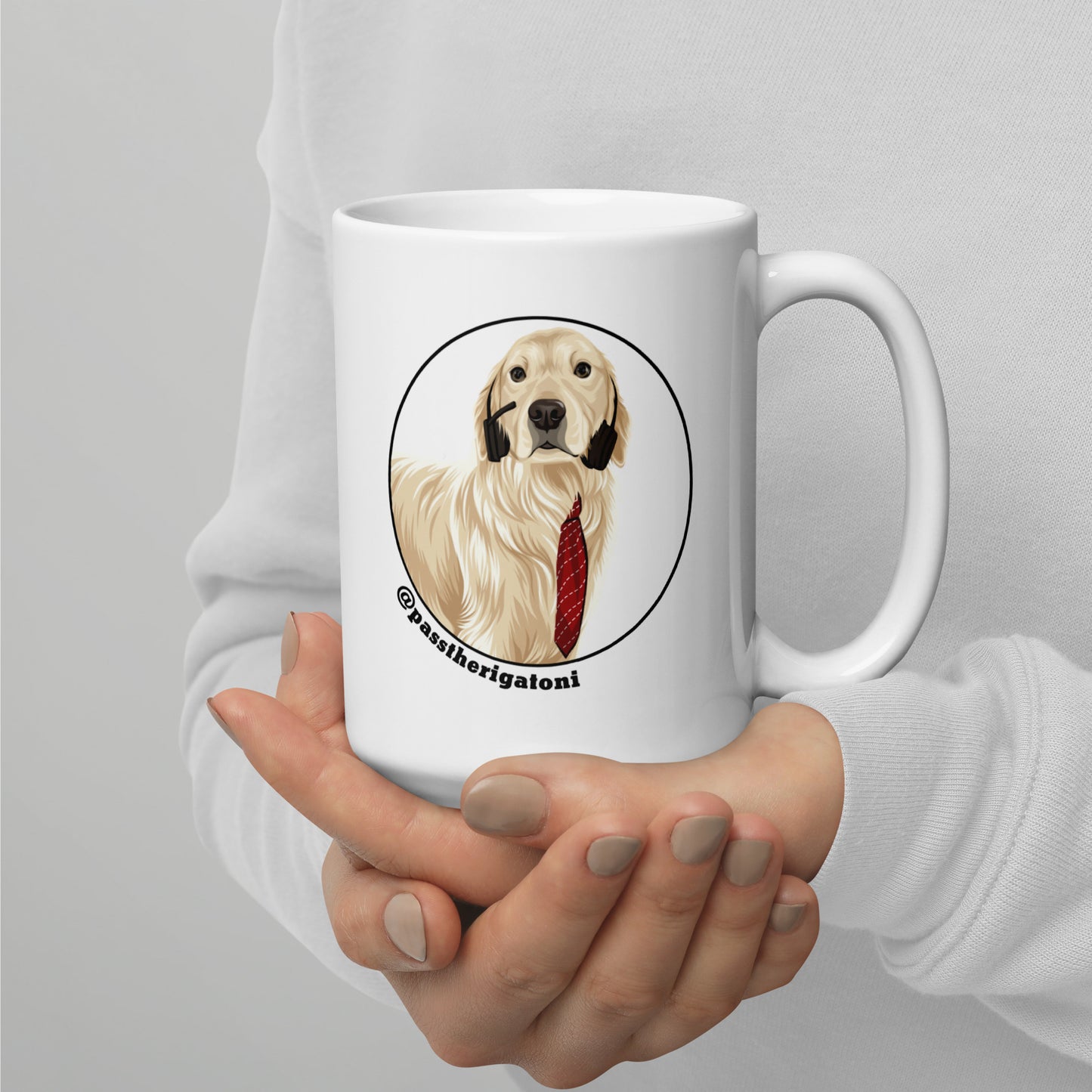 Rigatoni’s Intern - White Glossy Mug
