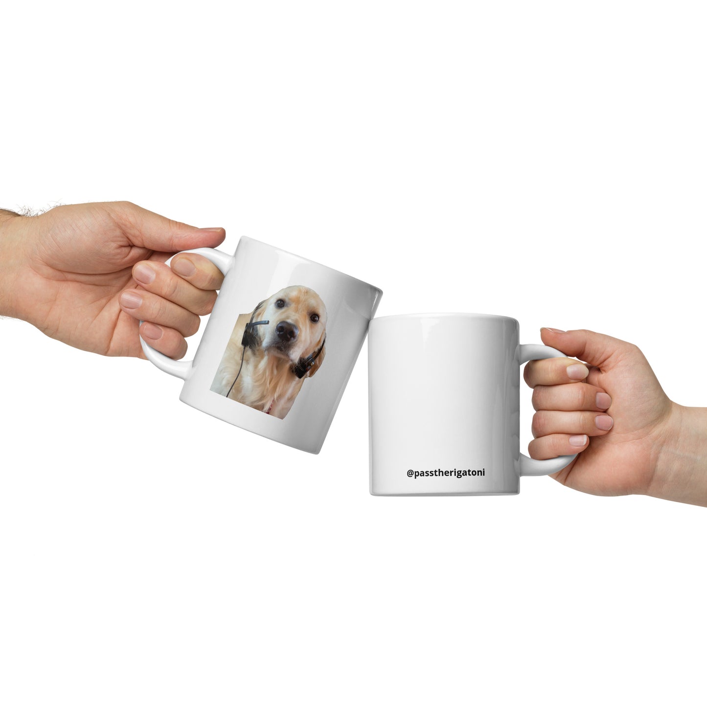 “I'm Over It.” White Glossy Mug