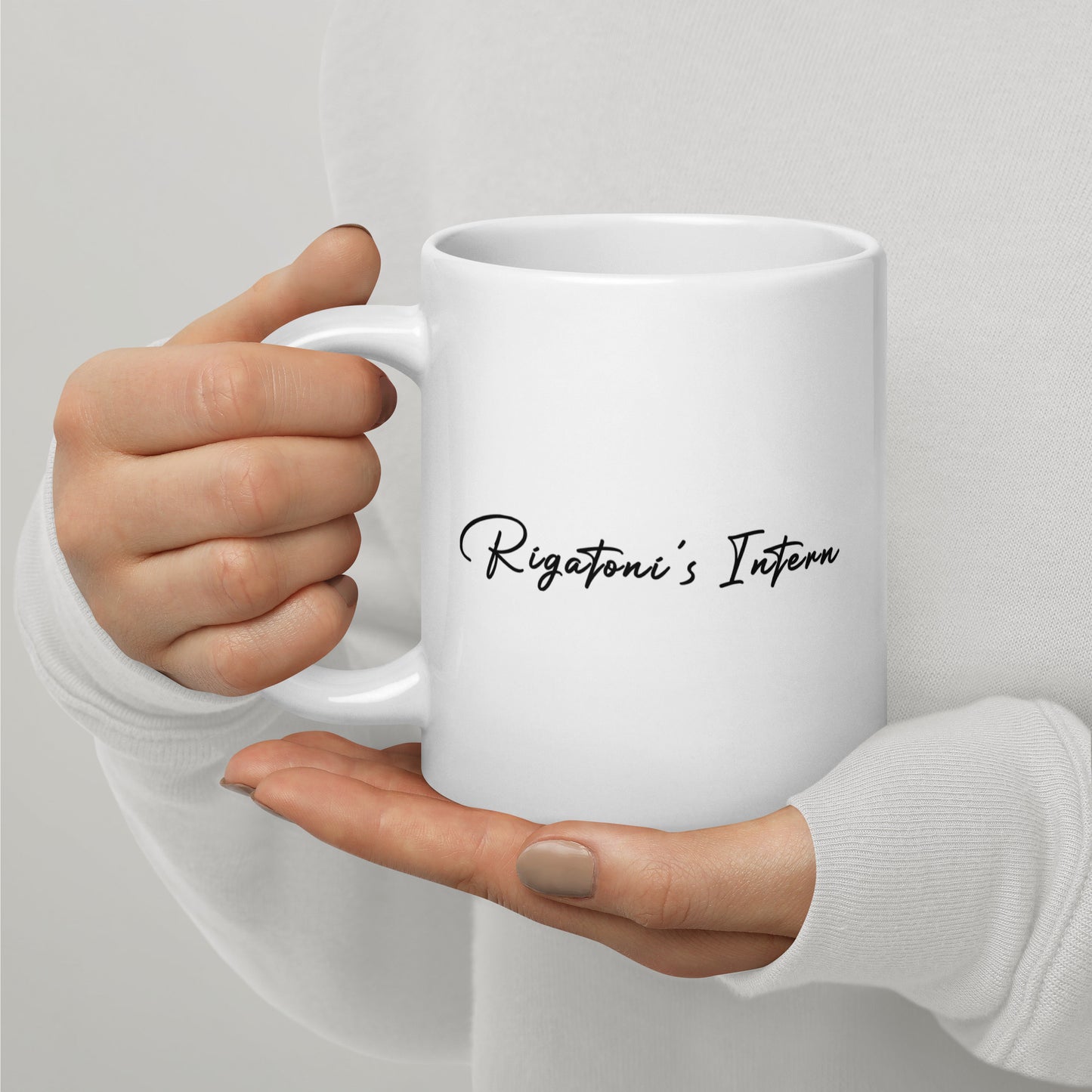Rigatoni’s Intern - White Glossy Mug