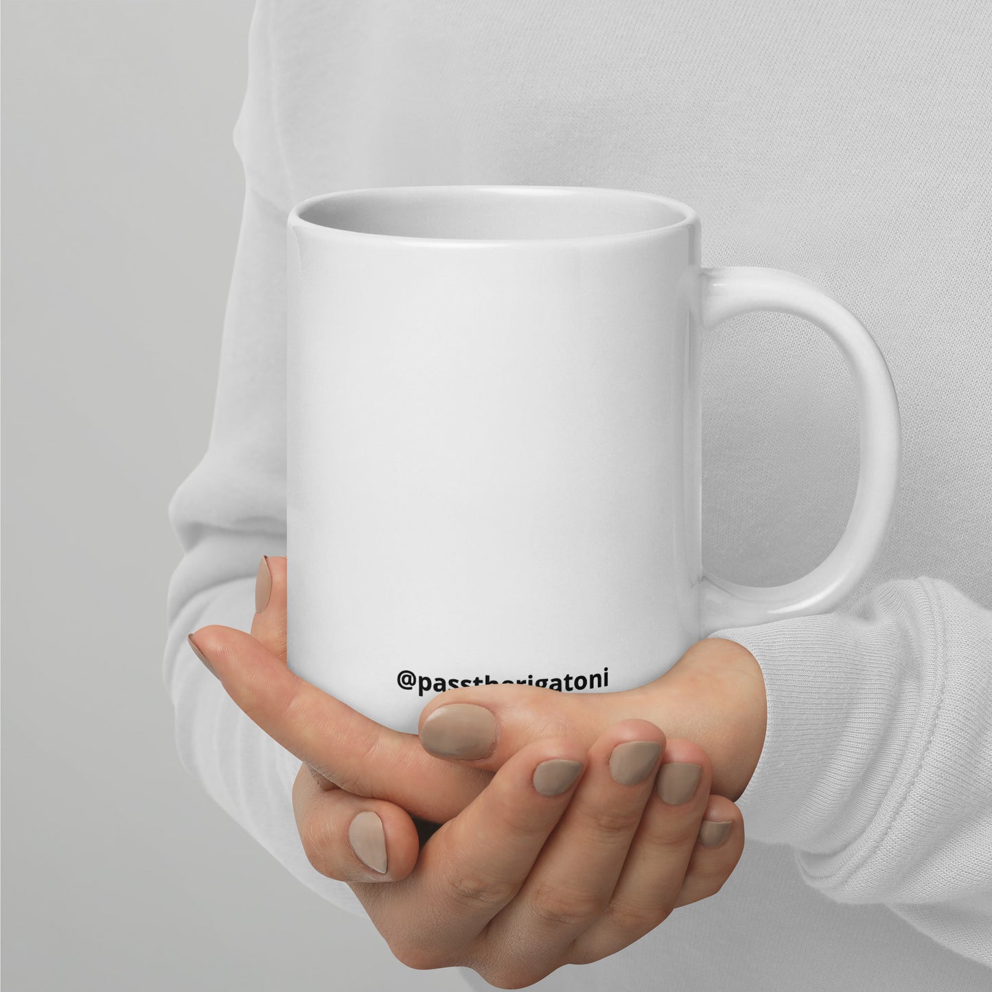“I'm Over It.” White Glossy Mug