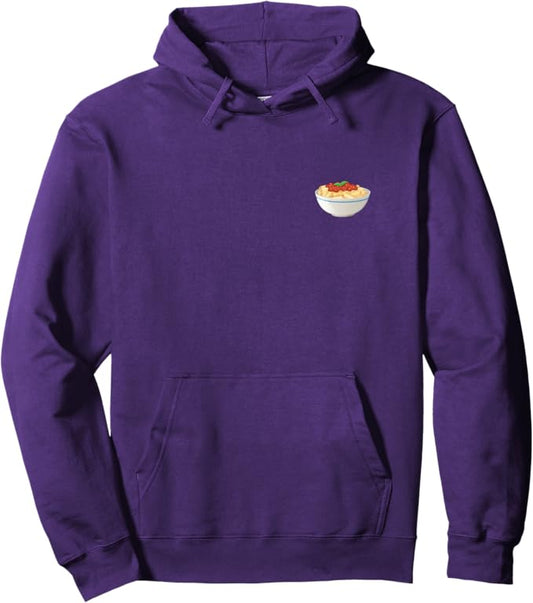 Bowl of Rigatoni Pasta Pullover Hoodie