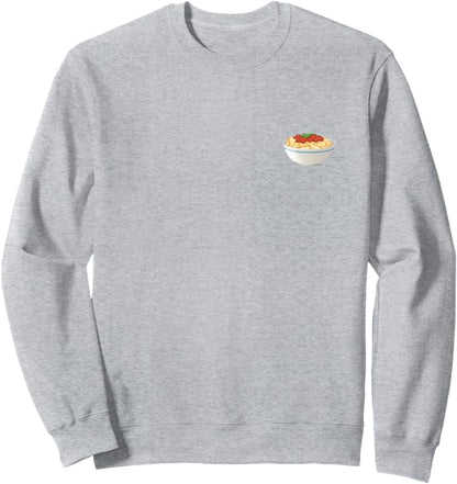 Bowl of Rigatoni Pasta Crewneck Sweatshirt