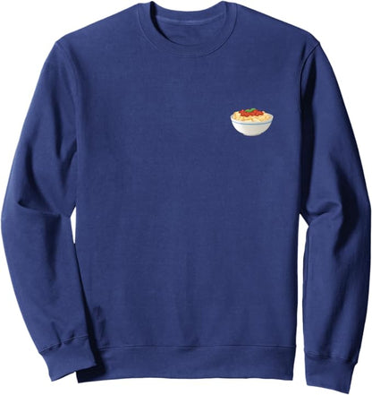 Bowl of Rigatoni Pasta Crewneck Sweatshirt