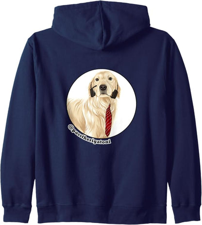 Bowl of Rigatoni Pasta Zip Hoodie