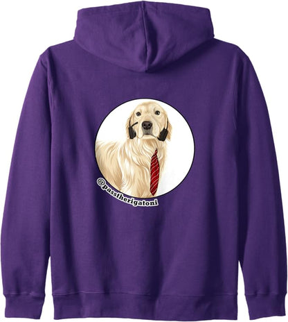 Bowl of Rigatoni Pasta Zip Hoodie
