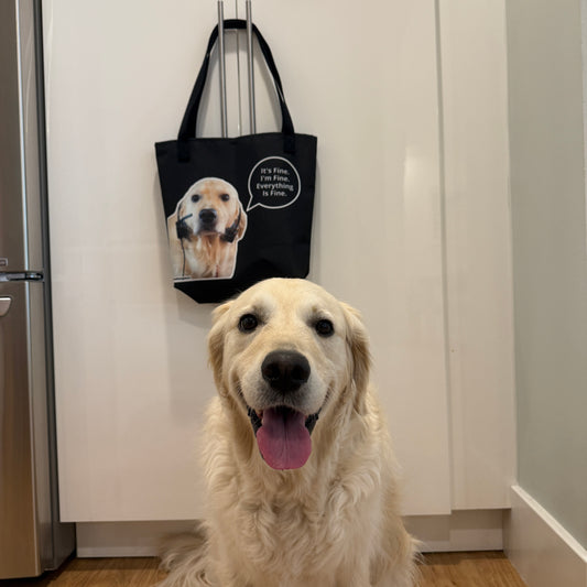 "Everything Is Fine." Tote Bag