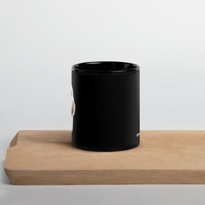 "I'm Over It." Black Glossy Mug