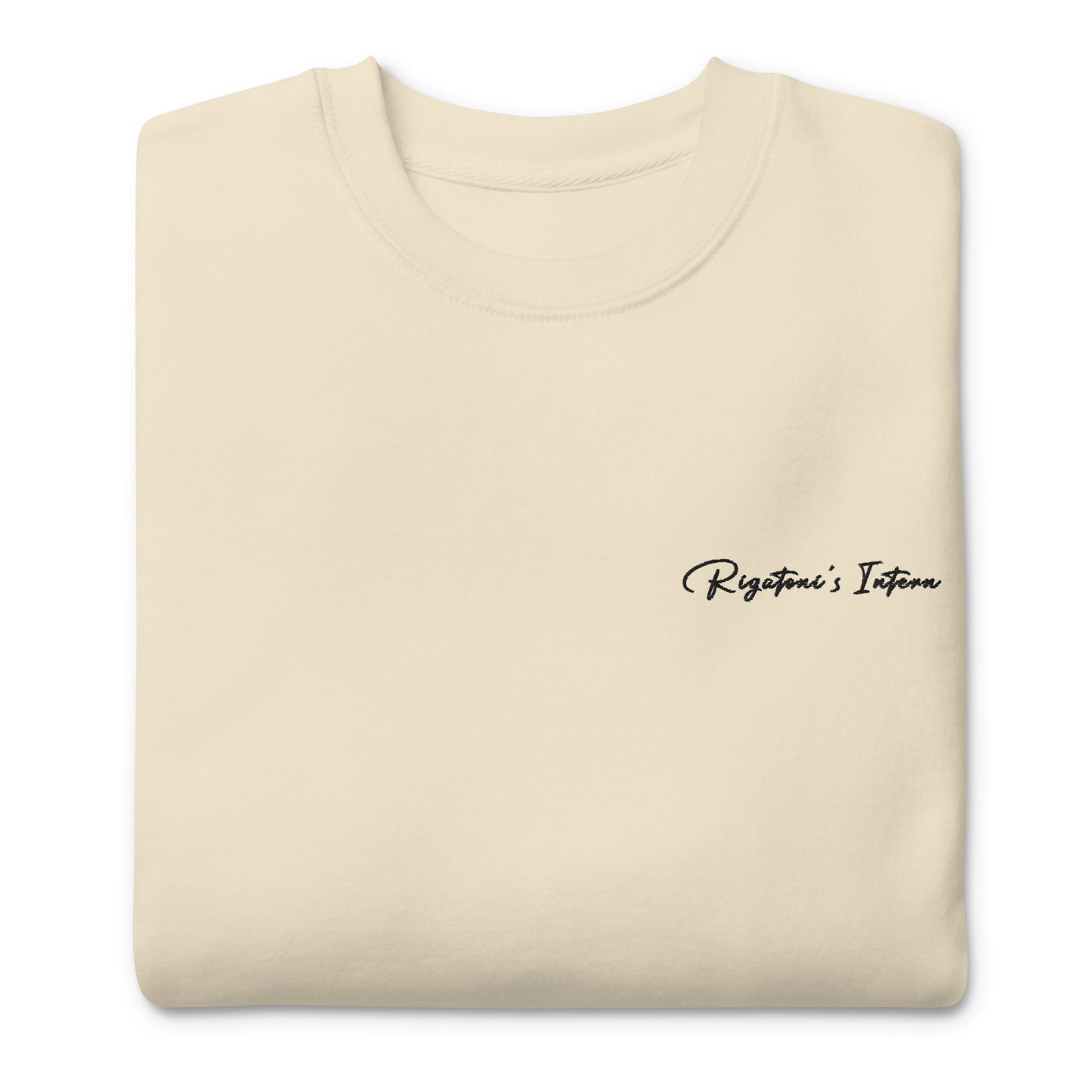 Rigatoni's Intern - Premium Embroidered Sweatshirt