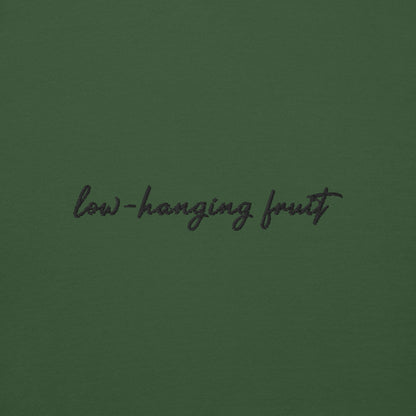 Low-Hanging Fruit - Premium Embroidered Sweatshirt