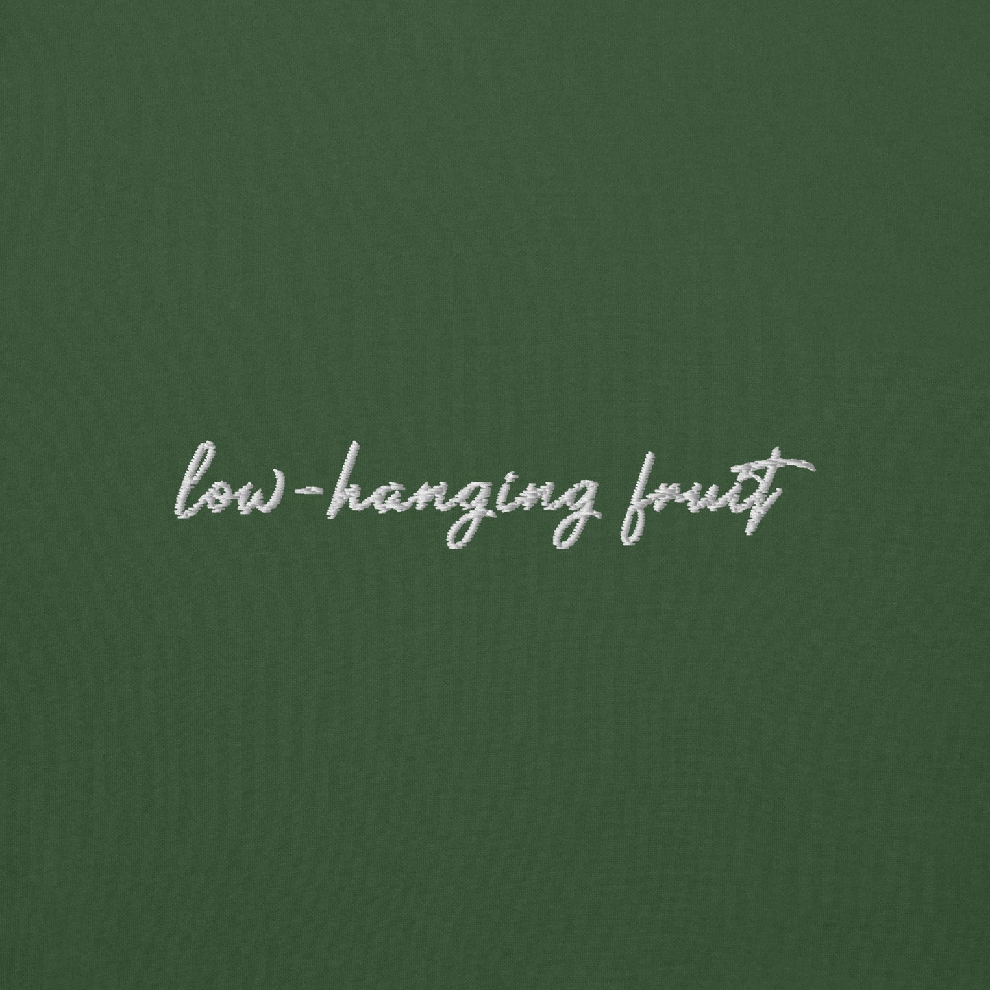 Low-Hanging Fruit - Premium Embroidered Sweatshirt