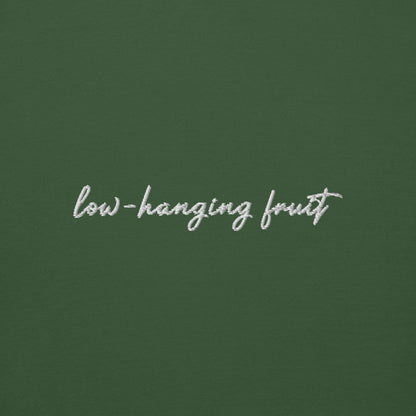 Low-Hanging Fruit - Premium Embroidered Sweatshirt
