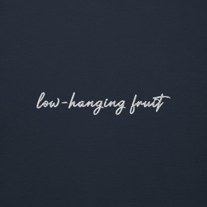 Low-Hanging Fruit - Premium Embroidered Sweatshirt