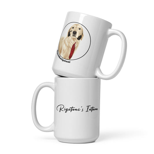 Rigatoni’s Intern - White Glossy Mug